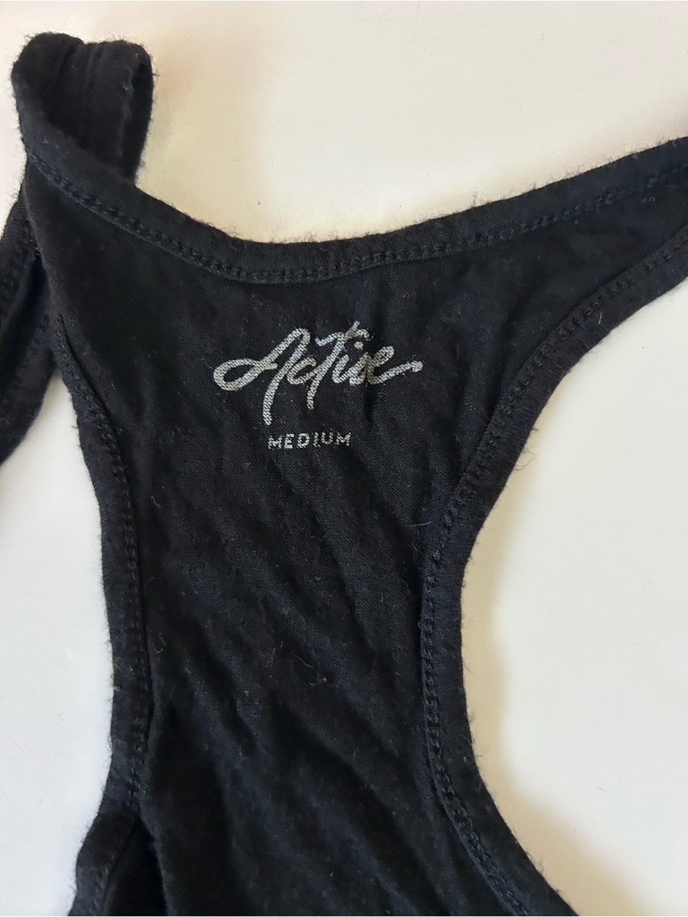 Active Ride Shop Black Racerback Tank with Camo Script Logo - Picture 4 of 4